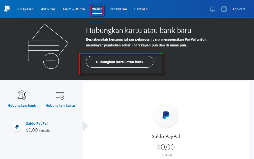 Menghubungkan Rekening Jenius Ke Paypal