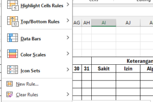 Membuat Absen Digital Menggunakan Ms. Excel – Part 5